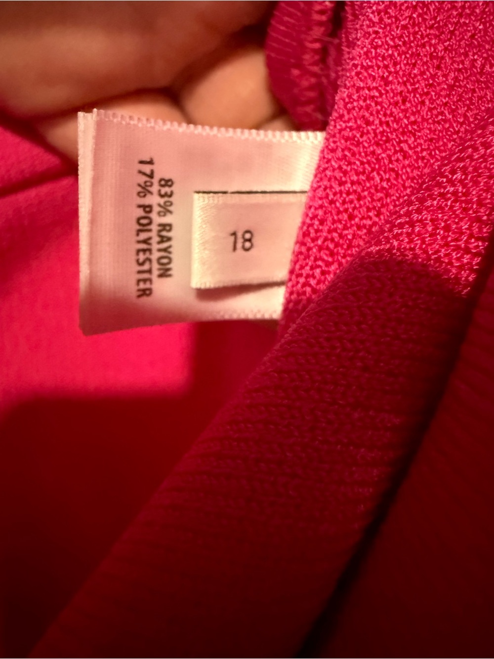 NWT St. John Hot Pink Sculpted Cocktail Dress Size 18 $1695 - Picture 7 of 12
